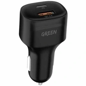 شارژر فندکی 2 پورت فست 36W Green Lion
