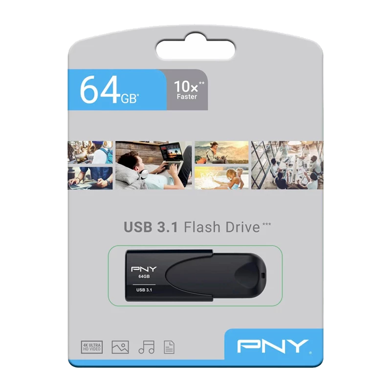 فلش مموری پی ان وای مدل Attache 4 USB 3.1 ظرفیت 64 گیگابایت | PNY - Image 4