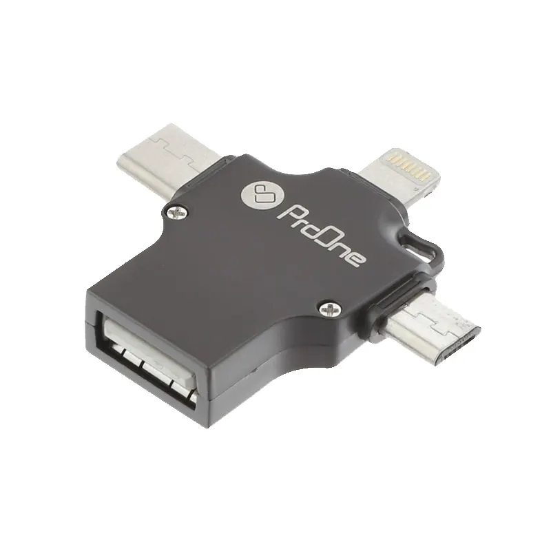 مبدل USB به Type-C / Micro / Lightining پرووان مدل PCO04 ا Proone - Image 2