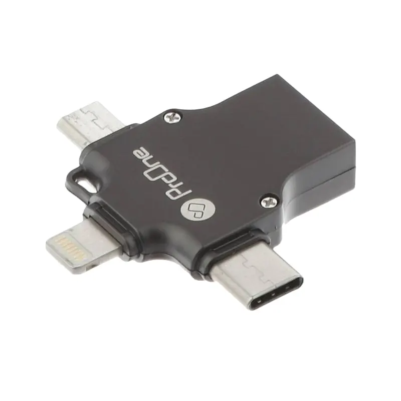 مبدل USB به Type-C / Micro / Lightining پرووان مدل PCO04 ا Proone