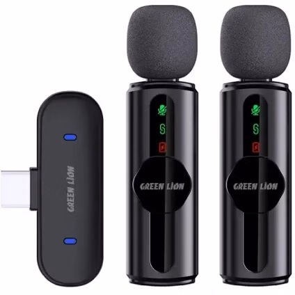 میکروفون یقهای بیسیم گرین لاین مدل GM-76X