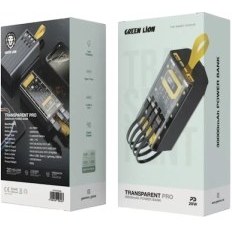 پاوربانک فست شارژ گرین لاین TRANSPARENT PRO 30k - Image 3