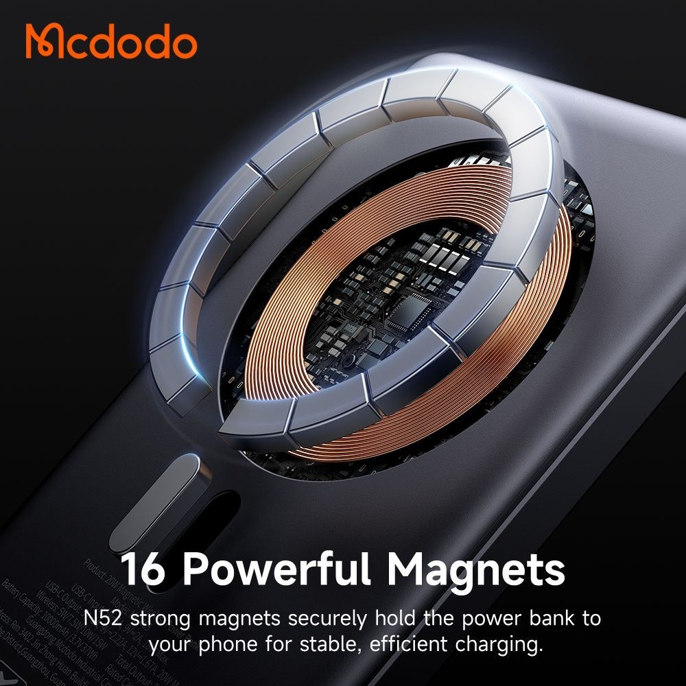 پاوربانک وایرلس مگ سیف 10000 مک دودو مدل MC-4651 - Image 3
