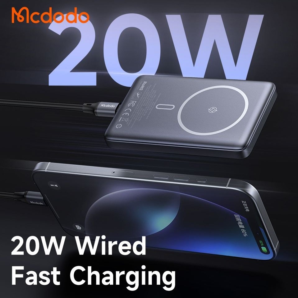 پاوربانک وایرلس مگ سیف 10000 مک دودو مدل MC-4651 - Image 6