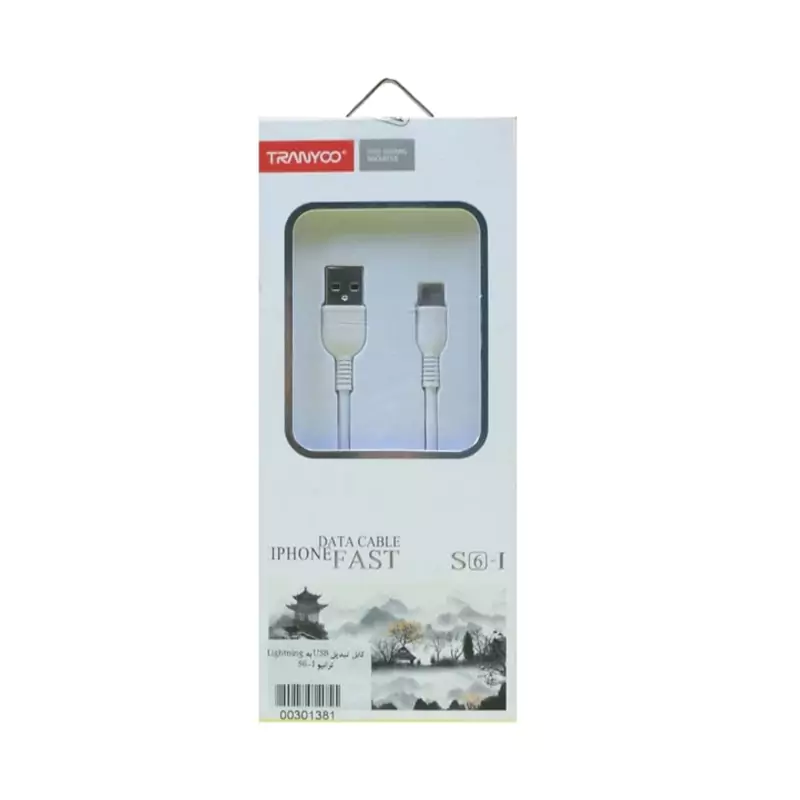 کابل تبدیل USB به لایتنینگ ترانیو مدل S6-I طول 1 متر | TRANYOO - Image 3