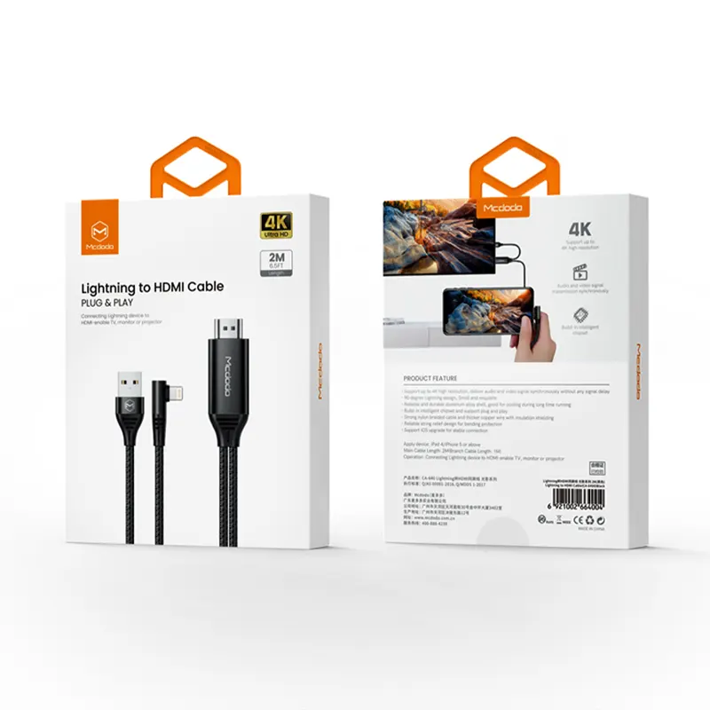 کابل تبدیل لایتنینگ به HDMI مک دودو مدل CA-6400 طول 2 متر | Mcdodo - Image 4