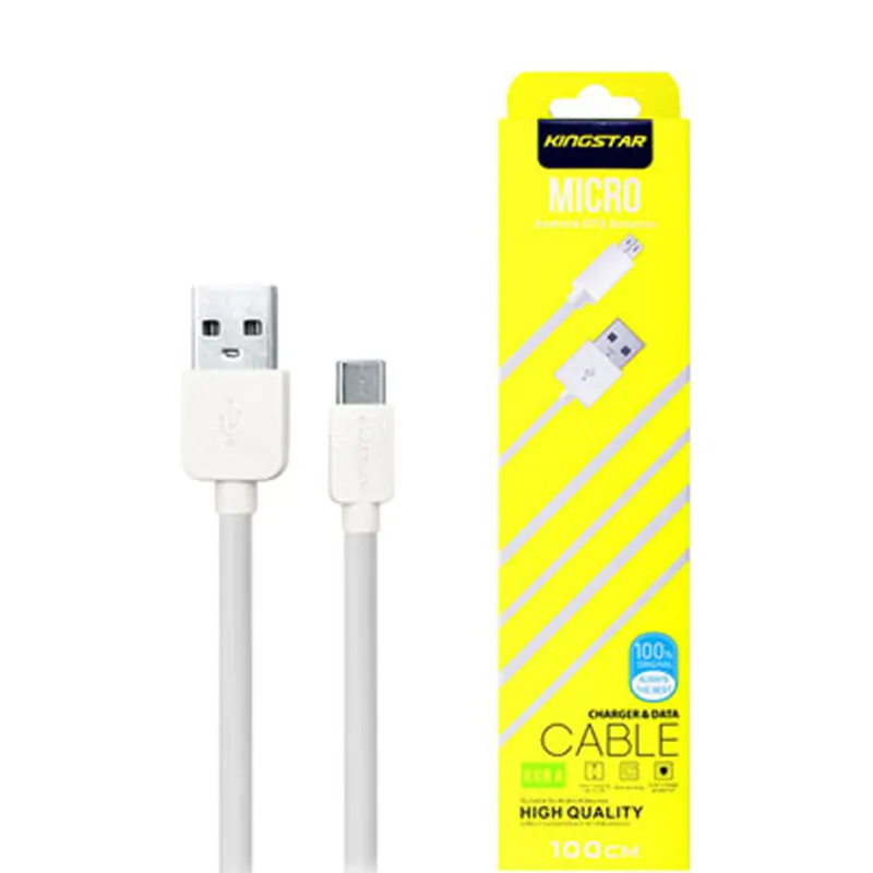 کابل تبدیل USB به microUSB کینگ استار مدل K08A طول 1 متر | Kingstar - Image 3