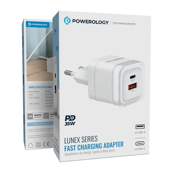 آداپتور شارژ سریع پاورولوژی مدل Lunex Series PD 35W - Image 2