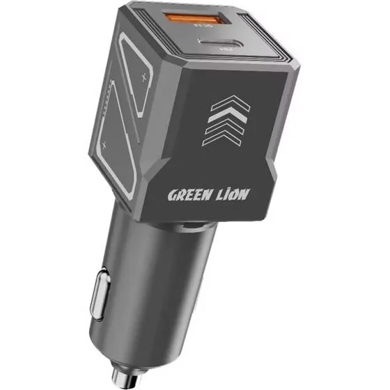 شارژر فندکی 60 وات گرین لاین Green Lion Dual Volt Car Charger 60W