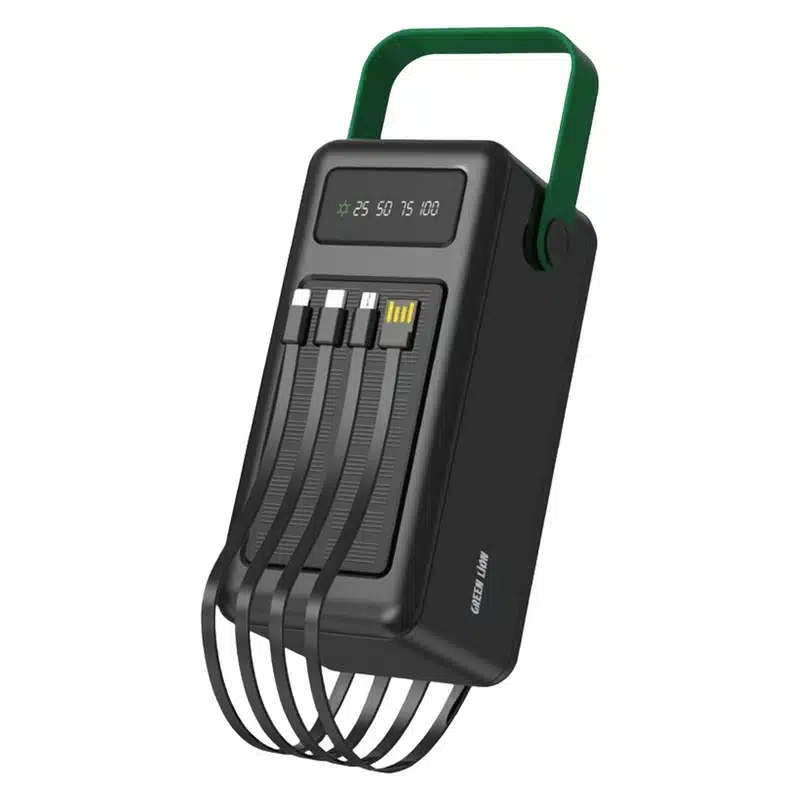 پاوربانک Green Lion مدل Solar Max ظرفیت 80000 میلی آمپر