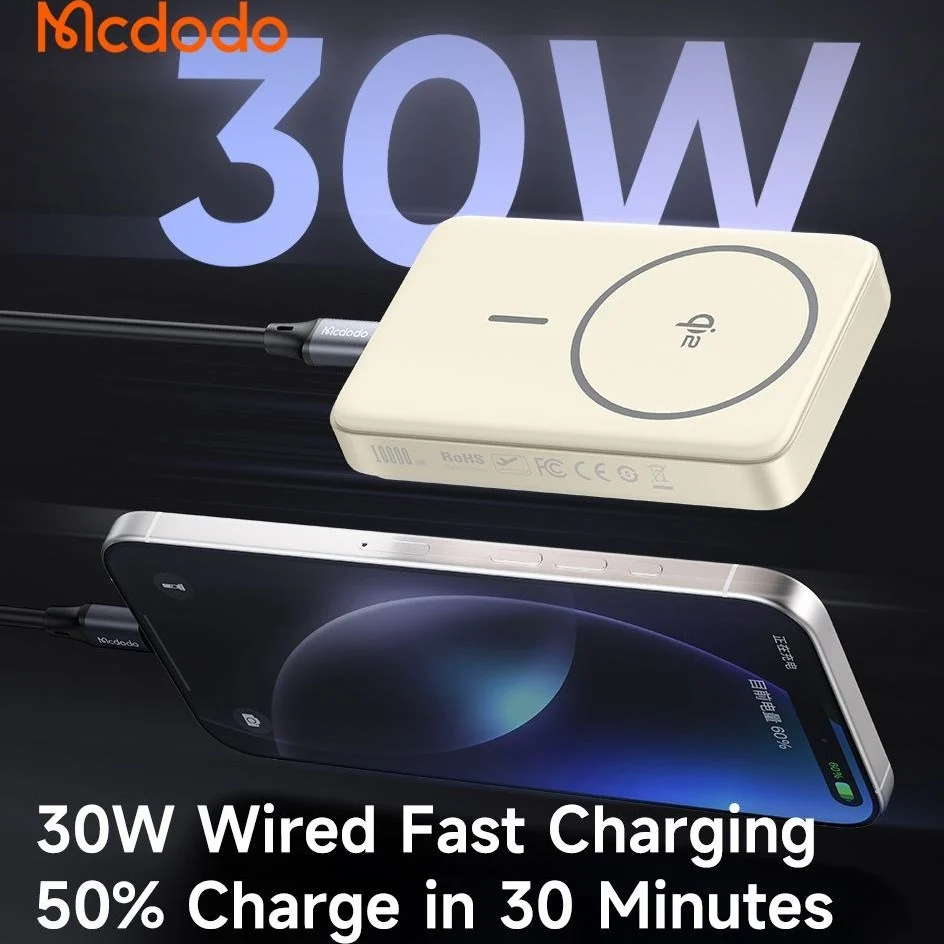 پاوربانک مک دودو مدل MC-7811 ظرفیت 10000 میلیآمپر ساعت با توان 30 وات - Image 8
