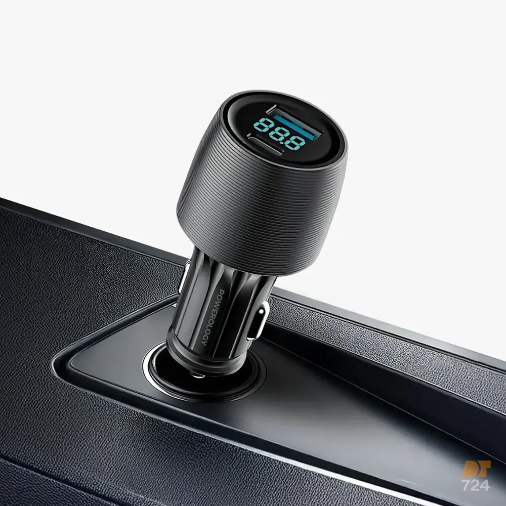 شارژر فندکی پاورولوژی مدل PCCSR020C ظرفیت ۸۳ وات دو پورت - Image 4